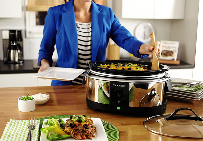 $83.95 (Reg $150) Crock-Pot 6-Quart Stainless Steel WiFi Slow Cooker + FREE Shipping