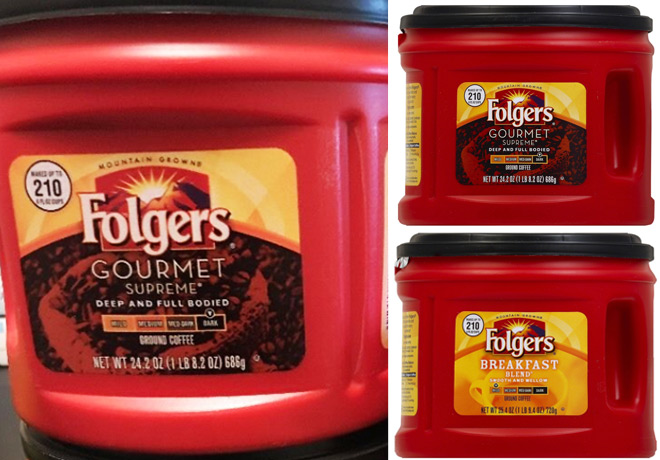 $3.41 (Reg $7.46) Folgers Ground Coffee + FREE Shipping