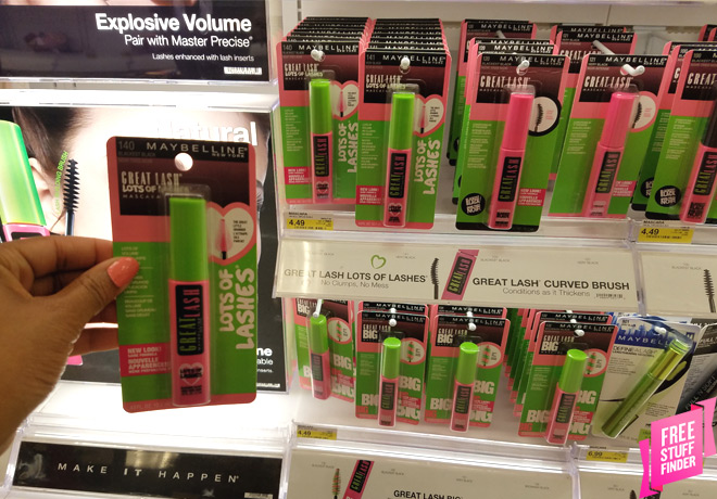 $1.59 (Reg $4.49) Maybelline Great Lash Mascara at Target