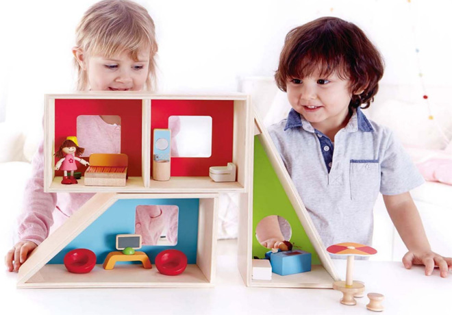 $34.71 (Reg $60) Hape Wooden Dollhouse + FREE Shipping