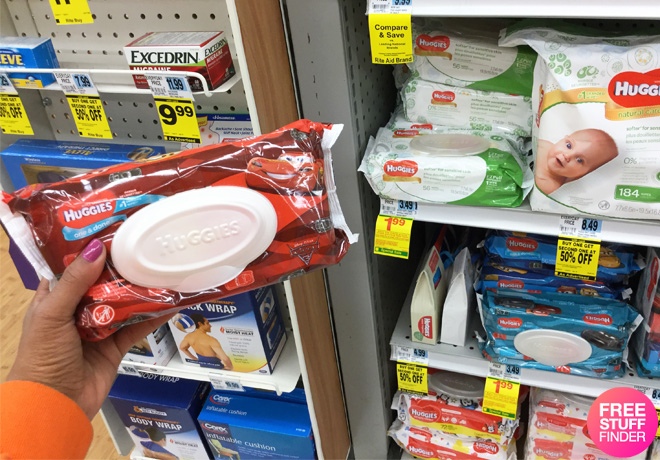 *HOT* $0.49 (Reg $3.49) Huggies Wipes at Rite Aid (Print Now!)