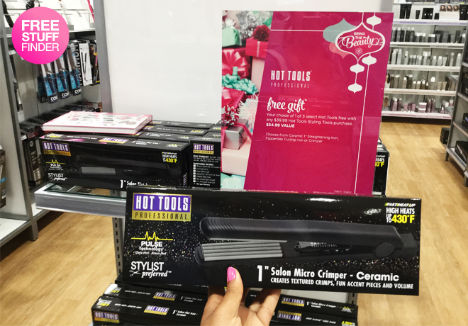 FREE Hot Tools Curling Iron, Straitening Iron or Crimper With Purchase