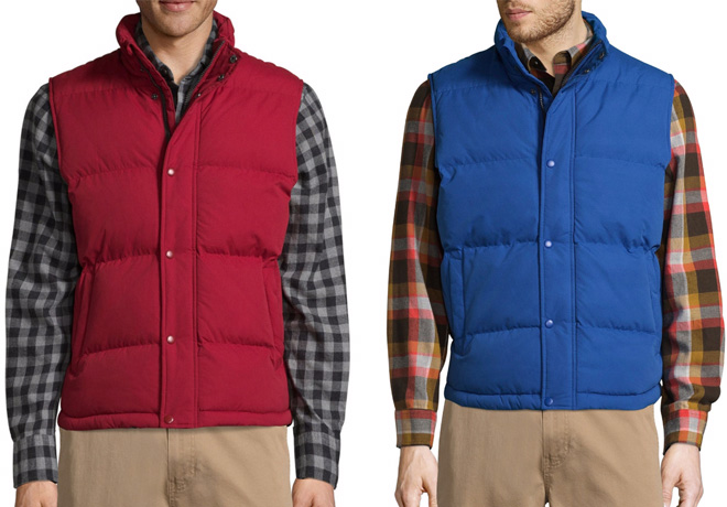 *HOT* $10.50 (Reg $42) St. John Bay Men's Puffer Vest + FREE Pickup