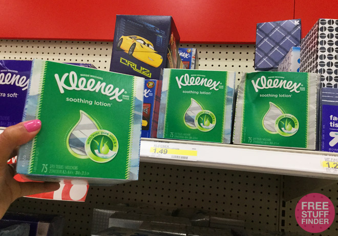 $0.91 (Reg $1.49) Kleenex Soothing Lotion Tissues at Target