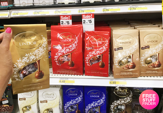 $1.60 (Reg $4.49) Lindt Lindor Candy Bags at Target