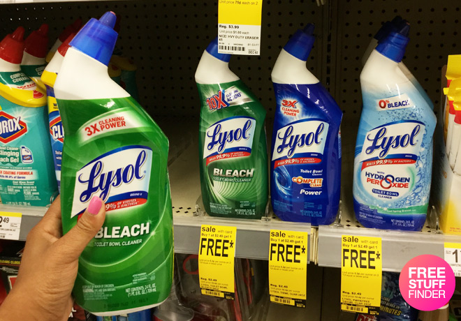 $0.99 (Reg $2.49) Lysol Toilet Cleaner at Walgreens