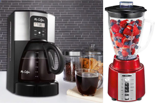 TODAY ONLY! $9.49 (Reg $50) Oster Blender & Mr. Coffee Brewer + FREE Pickup