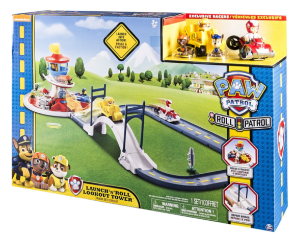 $12.97 (Reg $50) Paw Patrol Launch N Roll Lookout Tower Track Set
