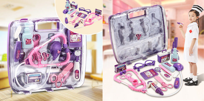 $12.99 (Reg $38) Kids Pretending Doctor's Medical Playing Set + FREE Pickup