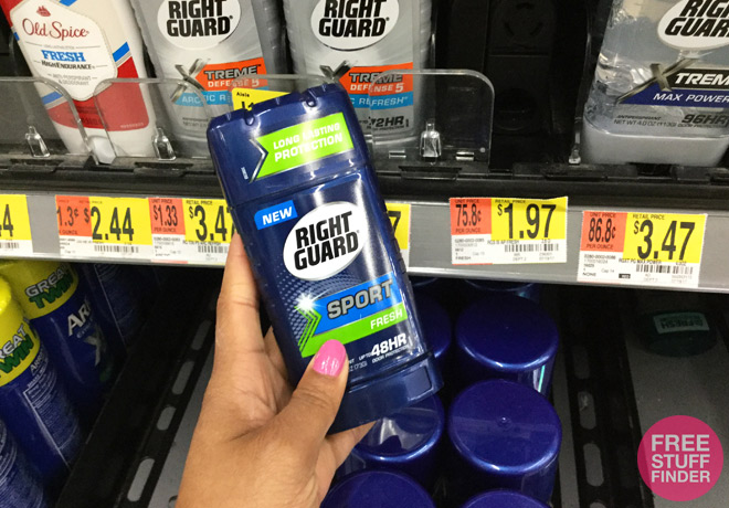 $0.99 (Reg $1.97) Right Guard Deodorant at Walmart