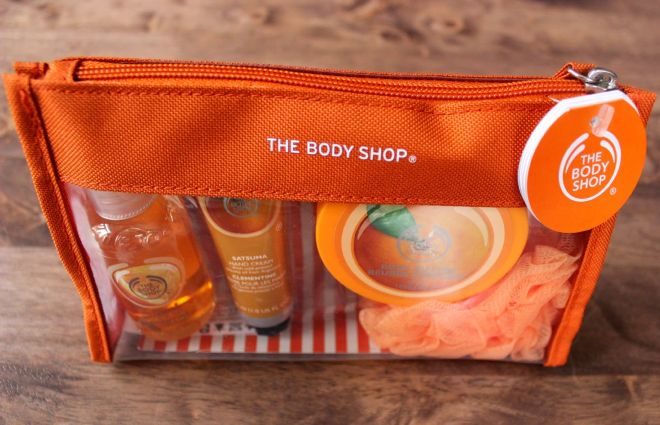 $7.75 (Reg $15) The Body Shop Satsuma Beauty Bag