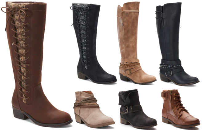 *HOT* $11.99 (Reg $60) Women’s Fashion Boots + FREE Pickup (TODAY ONLY!)