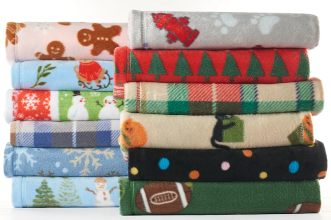 *HOT* $3.39 (Reg $10) Fleece Throws