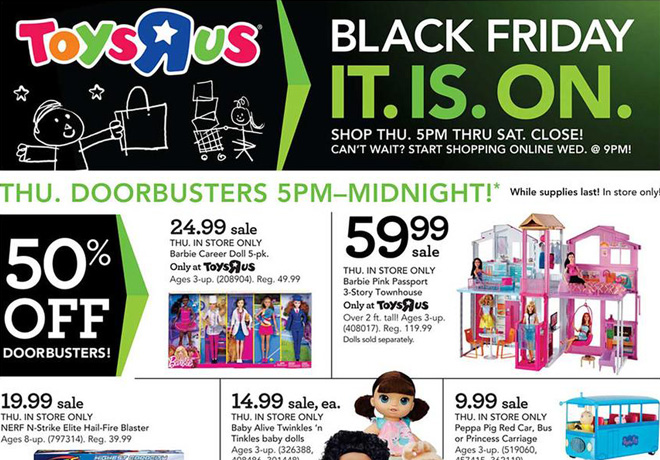 *HOT* ToysRUs Black Friday Ad (11/22-11/25)