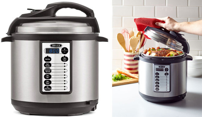 $23.74 (Reg $100) Bella 6-qt. Pressure Cooker + FREE Shipping (BLACK FRIDAY!)