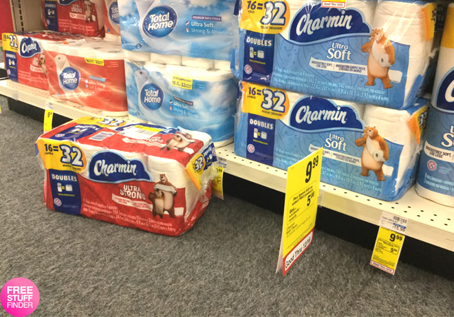 $6.49 (Reg $16) Charmin Bath Tissue & Bounty Paper Towels at CVS