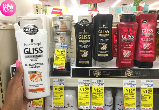 $1 (Reg $6.79) Gliss Ultimate Repair Hair Care at CVS