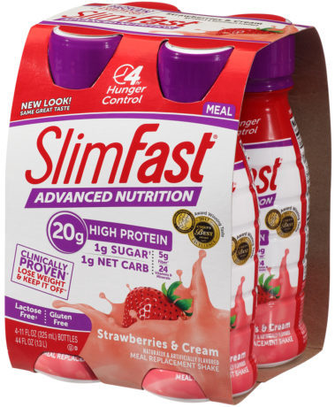 $4.54 (Reg $5.54) SlimFast Advance Nutrition Shakes at Walmart