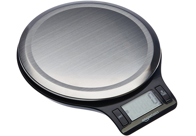 $6.98 (Reg $10) AmazonBasics Stainless Steel Digital Kitchen Scale with LCD Display