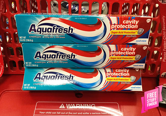 FREE Aquafresh Toothpaste at Target + $0.16 Moneymaker