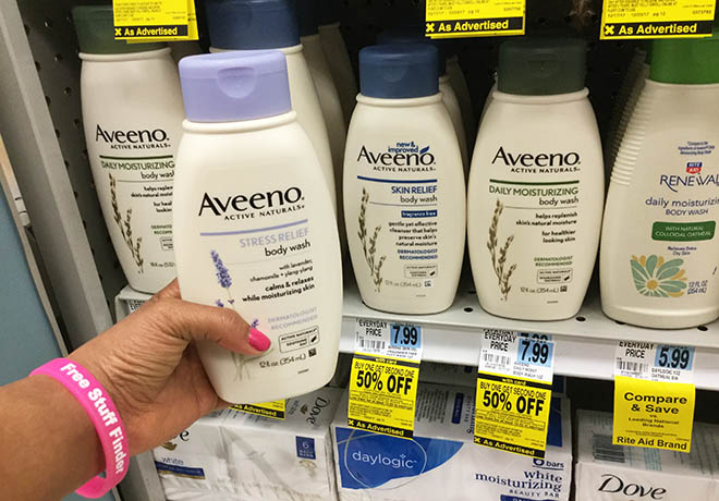 *HOT* $2.15 (Reg $8) Aveeno Body Wash at Rite Aid