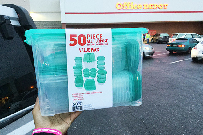 Clearance Find: $5 (Reg $20) Bradshaw Food Storage Set at Office Depot