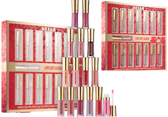 *HOT* $23.62 (Reg $59) Buxom Lips Off Leash 15-Piece Lipstick Set