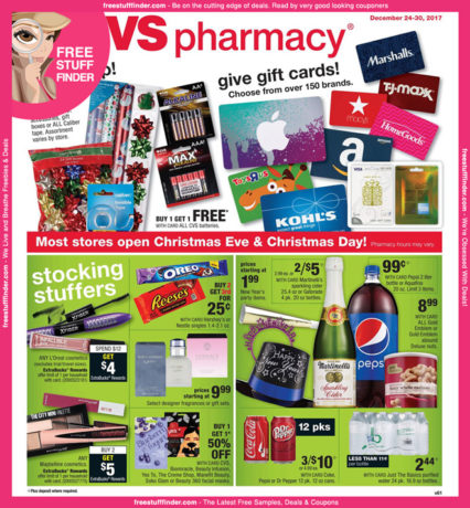 *HOT* CVS Ad Preview (Week 12/24 – 12/30)