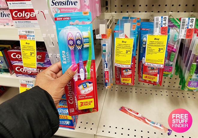 Only $0.43 Per Colgate Extra Clean Toothbrush at CVS