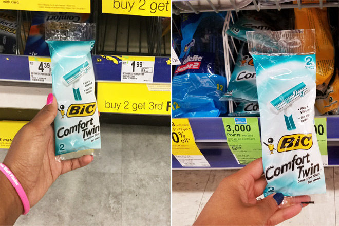 FREE BIC Comfort Twin Razors at Walgreens + $1 Moneymaker