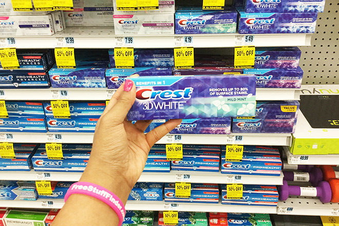 FREE Crest 3D White Toothpaste at Rite Aid + $1 Moneymaker