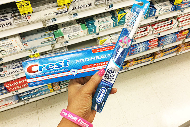 *HOT* $0.14 (Reg $5) Crest Toothpaste & Oral-B Toothbrush at Rite Aid