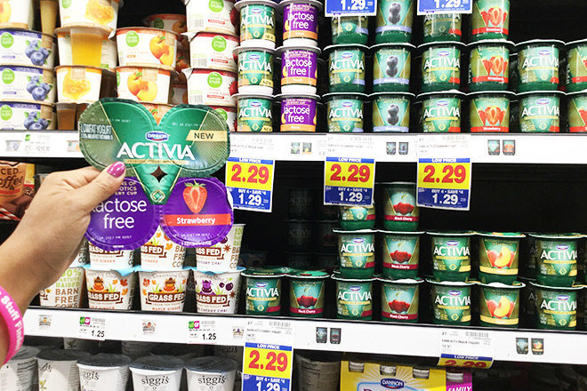 $0.79 (Reg $2.29) Dannon Activia Yogurt 4-Pack at Kroger