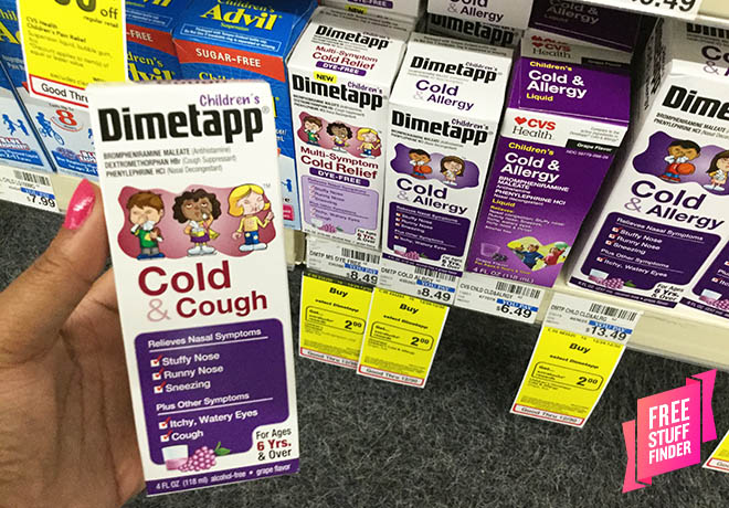 $2.49 (Reg $8.49) Children's Dimetapp at CVS