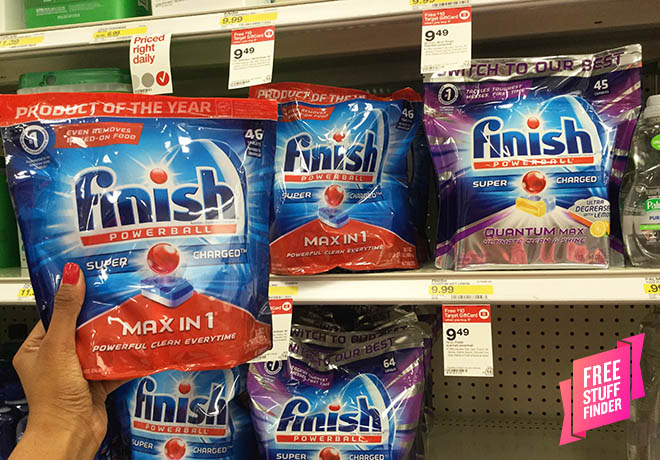 $4.04 (Reg $10) Finish and All Detergents at Target