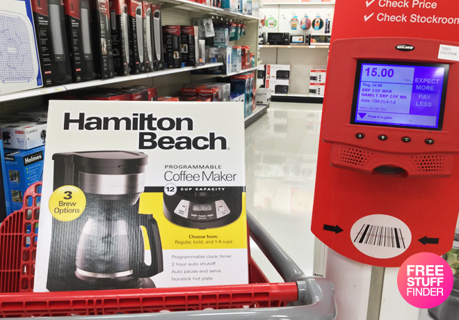 $15 (Reg $25) Hamilton Beach 12-Cup Coffeemaker at Target + FREE Shipping