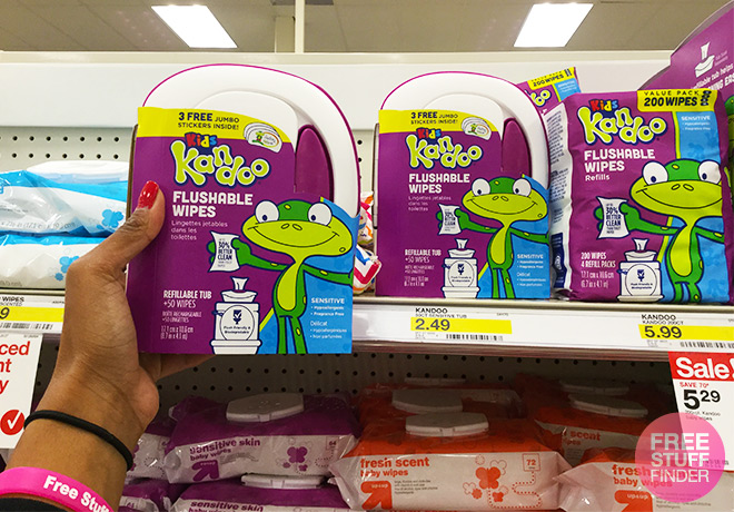 $1.49 (Reg $2.49) Kandoo Wipes at Target