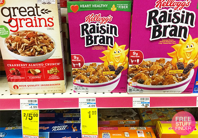 *HOT* $1.39 (Reg $4.79) Kellogg's Cereals at CVS