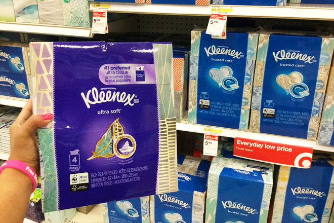 $0.56 per Box Kleenex Facial Tissues at Target