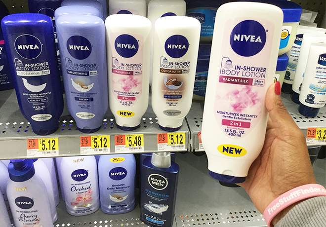 $3.48 (Reg $5.48) Nivea In-Shower Body Lotion at Walmart