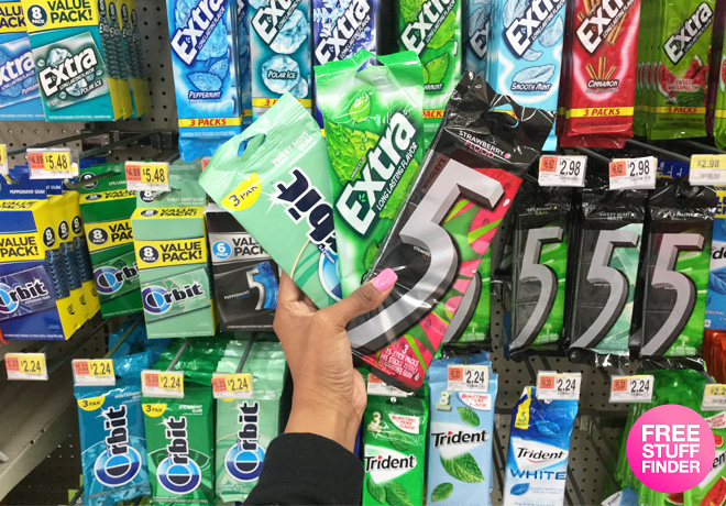 $0.49 Per Pack Extra Gum at Walmart