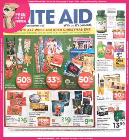 *HOT* Rite Aid Ad Preview (Week 12/17 – 12/23)