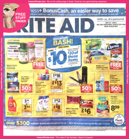 *HOT* Rite Aid Ad Preview (Week 12/31 – 1/6)