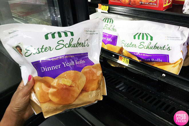 $0.88 (Reg $2.88) Sister Schubert's Frozen Rolls at Walmart