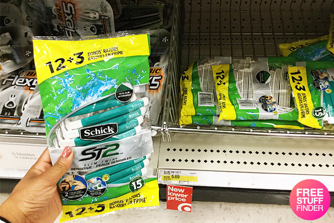 $2.69 (Reg $5.69) Schick Disposable Razors at Target (Print Now!)