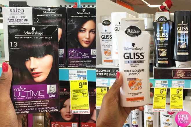 FREE Schwarzkopf Hair Color & Gliss Hair Care at CVS + $3.01 Moneymaker