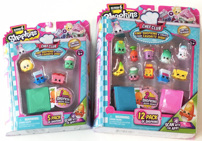 HURRY! $1.47 (Reg $5) Shopkins 5-Pack Chef Club + FREE Store Pickup