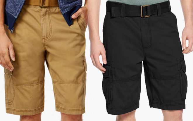 $10.49 (Reg $30) Men's Belted Cargo Shorts + FREE Store Pickup