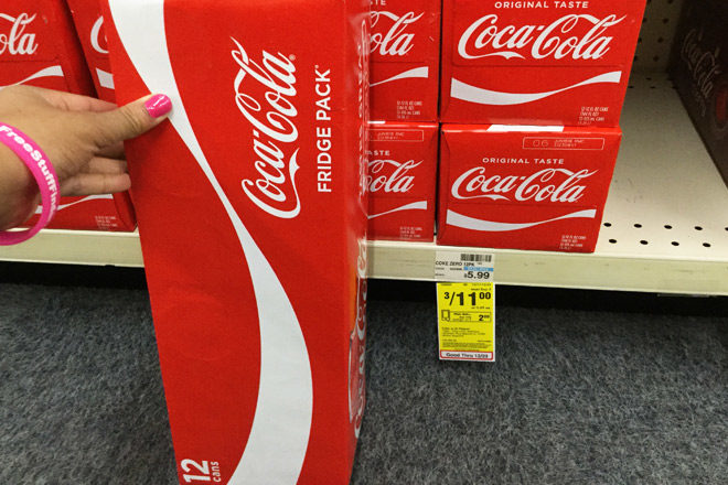 $3 (Reg $6) Coke & Dr. Pepper 12-Pack Sodas at CVS