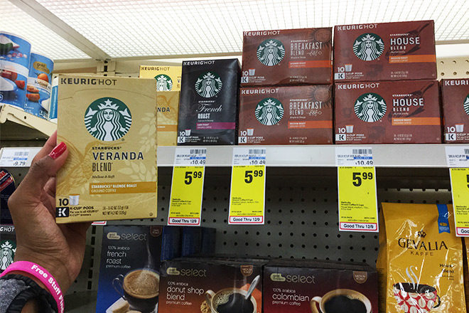 *HOT* $4.99 (Reg $10.49) Starbucks Coffee K-Cups at CVS ($0.50 per K-Cup)